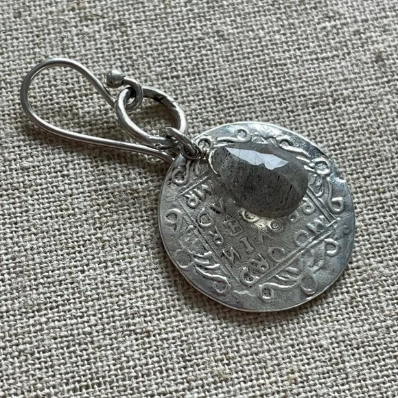 Sterling Silver European Ducat Earrings - Picture 3 of 5